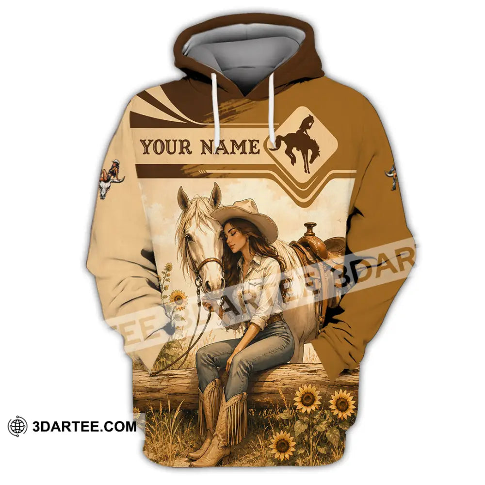 Women Shirt - Custom Cowgirl Shirt - Hoodie / S - T-shirt