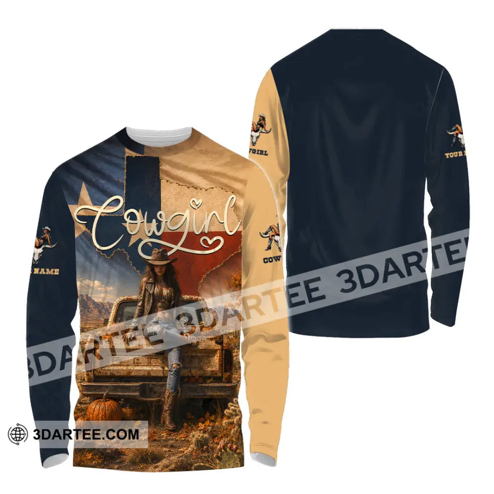 Women Shirt - Custom Cowgirl Shirt - Long Sleeve Shirt / S - T-shirt