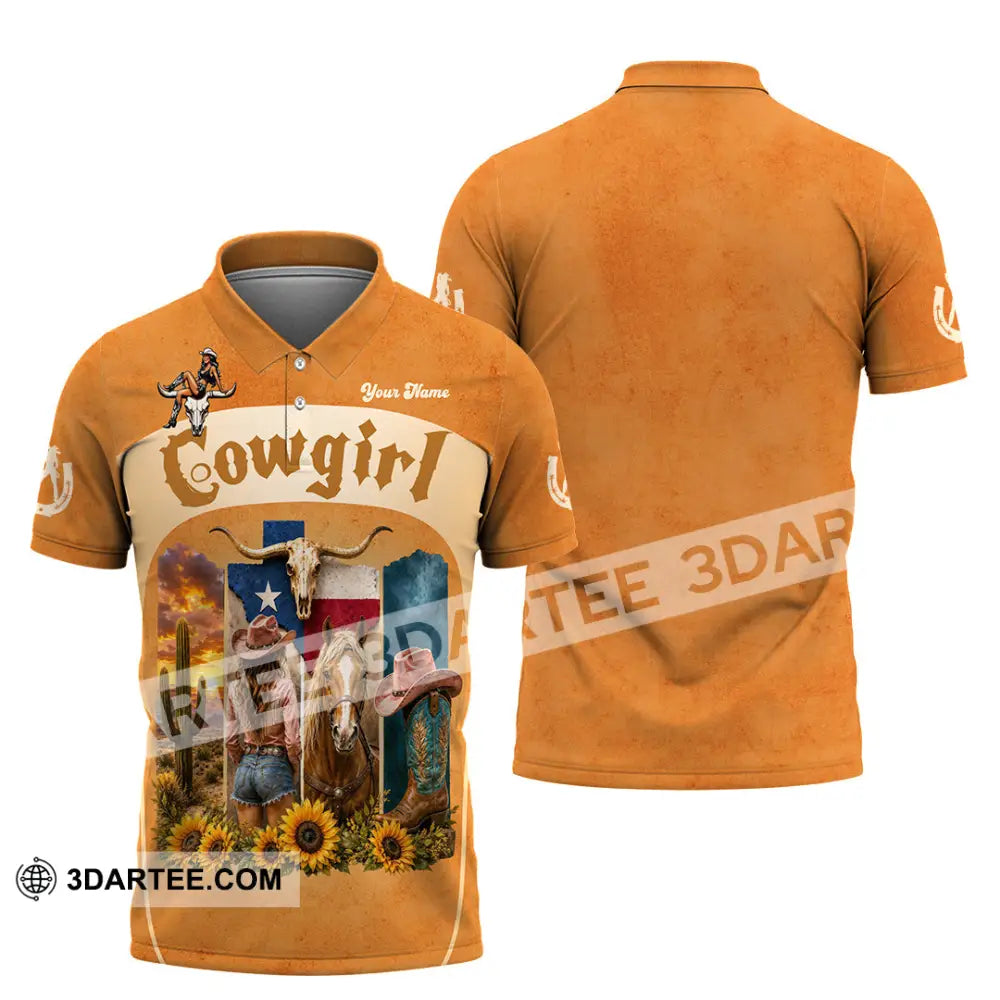 Women Shirt - Custom Cowgirl Shirt - Polo Shirt / S - T-shirt
