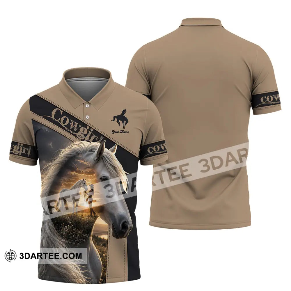 Women Shirt - Custom Cowgirl Shirt - Polo Shirt / S - T-shirt