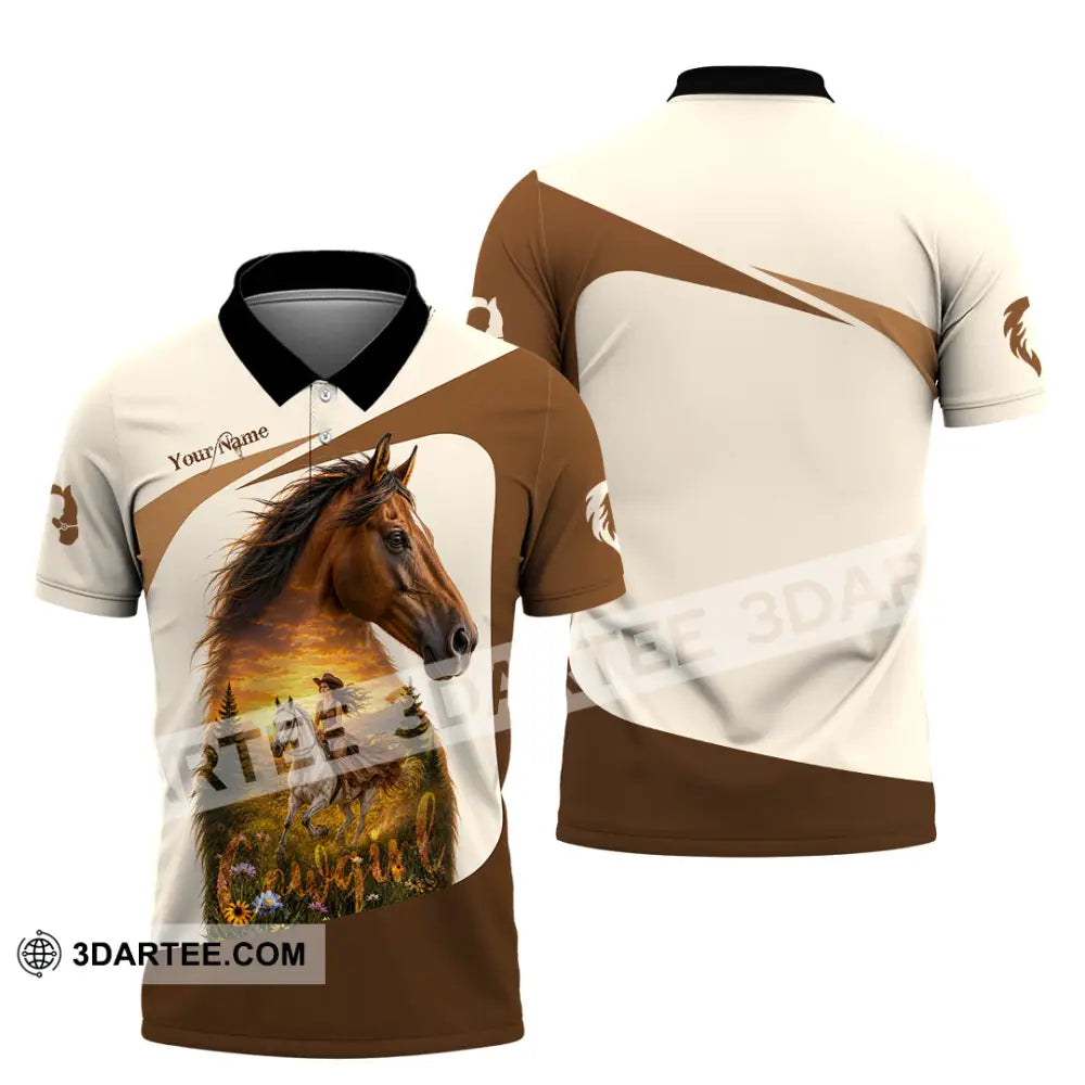 Women Shirt - Custom Cowgirl Shirt - Polo Shirt / S - T-shirt