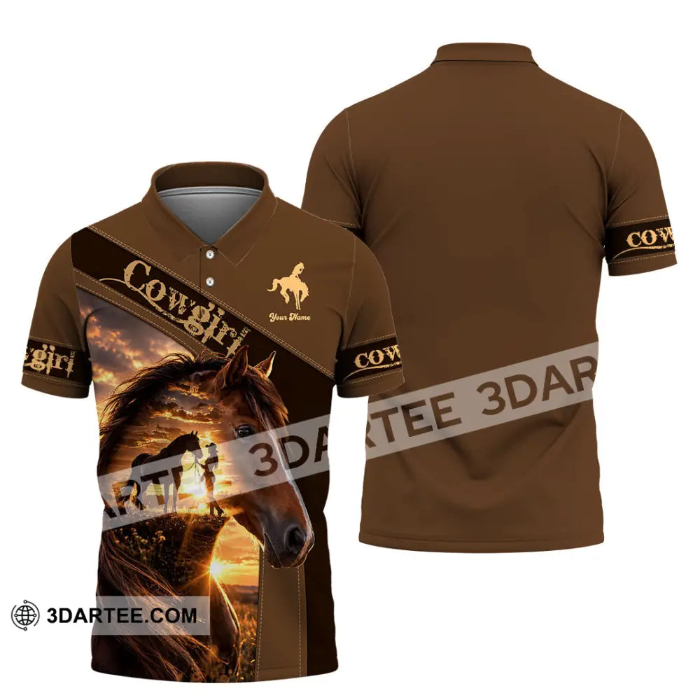 Women Shirt - Custom Cowgirl Shirt - Polo Shirt / S - T-shirt