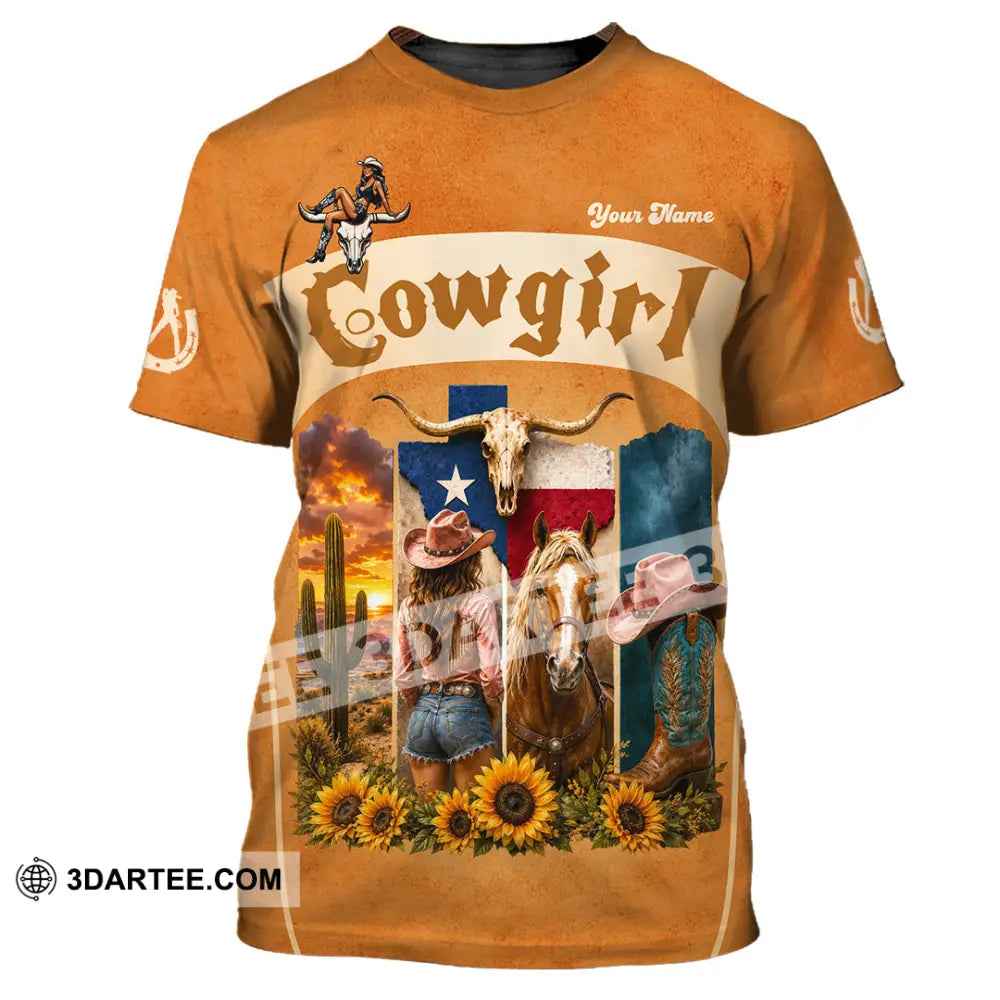 Women Shirt - Custom Cowgirl Shirt - T-Shirt / S - T-shirt