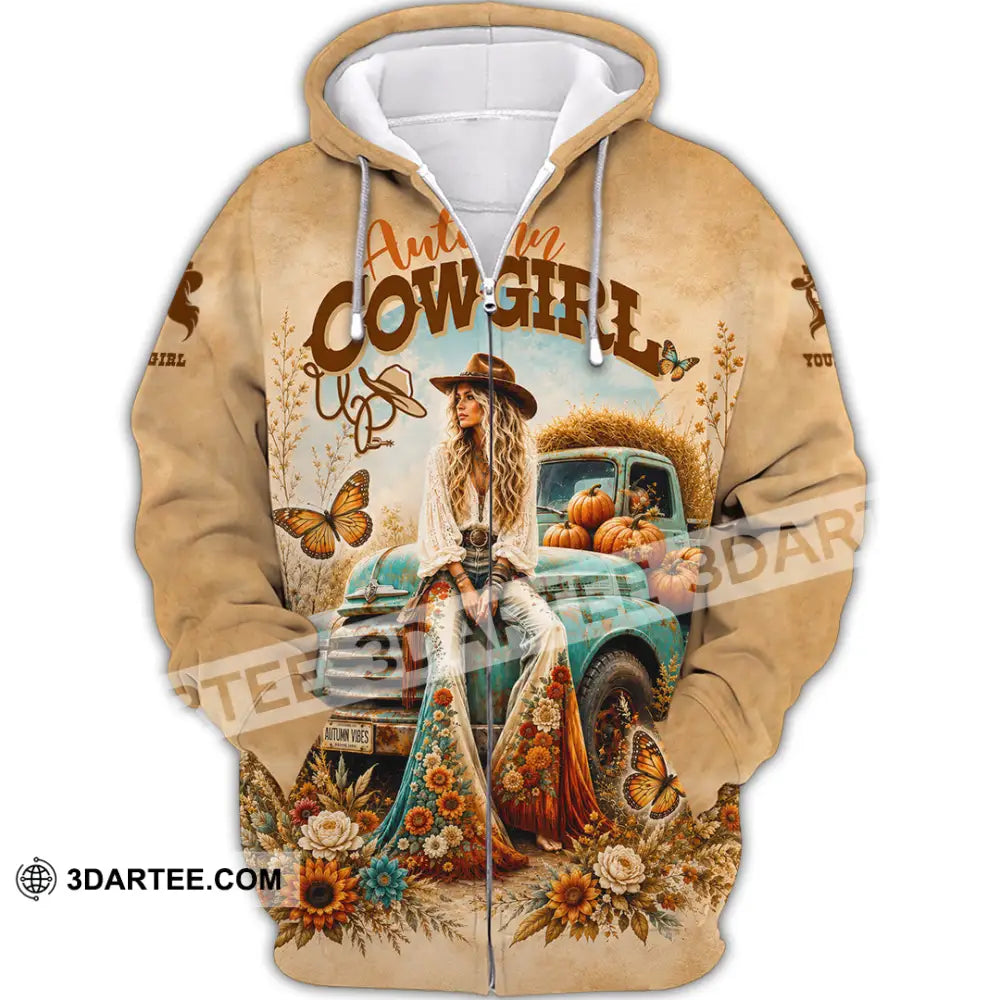 Women Shirt - Custom Cowgirl Shirt - Zipper Hoodie / S - T-shirt