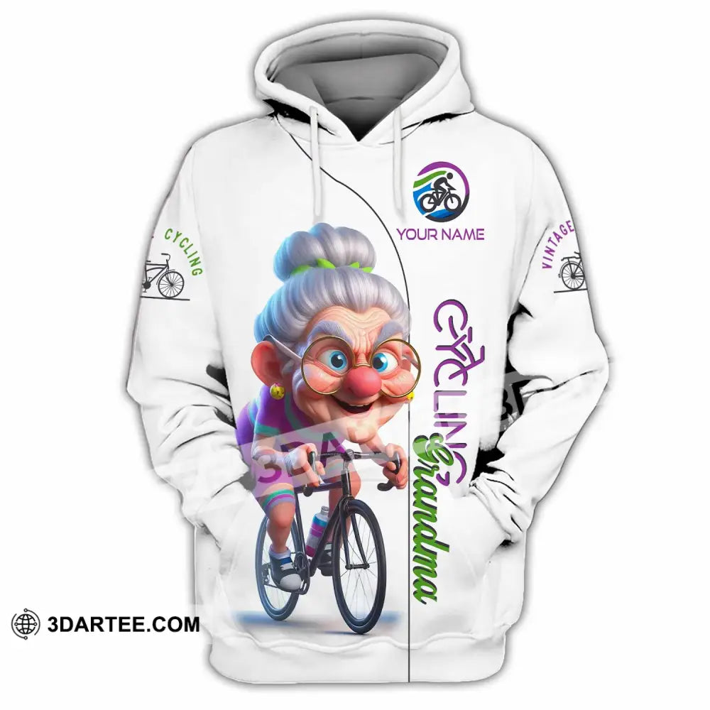 Women Shirt - Custom Cycling Grandma Sports Shirt Hoodie / S T-shirt