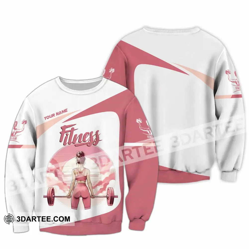 Women Shirt Custom Fitness Lover Shirt Long Sleeve / S T shirt