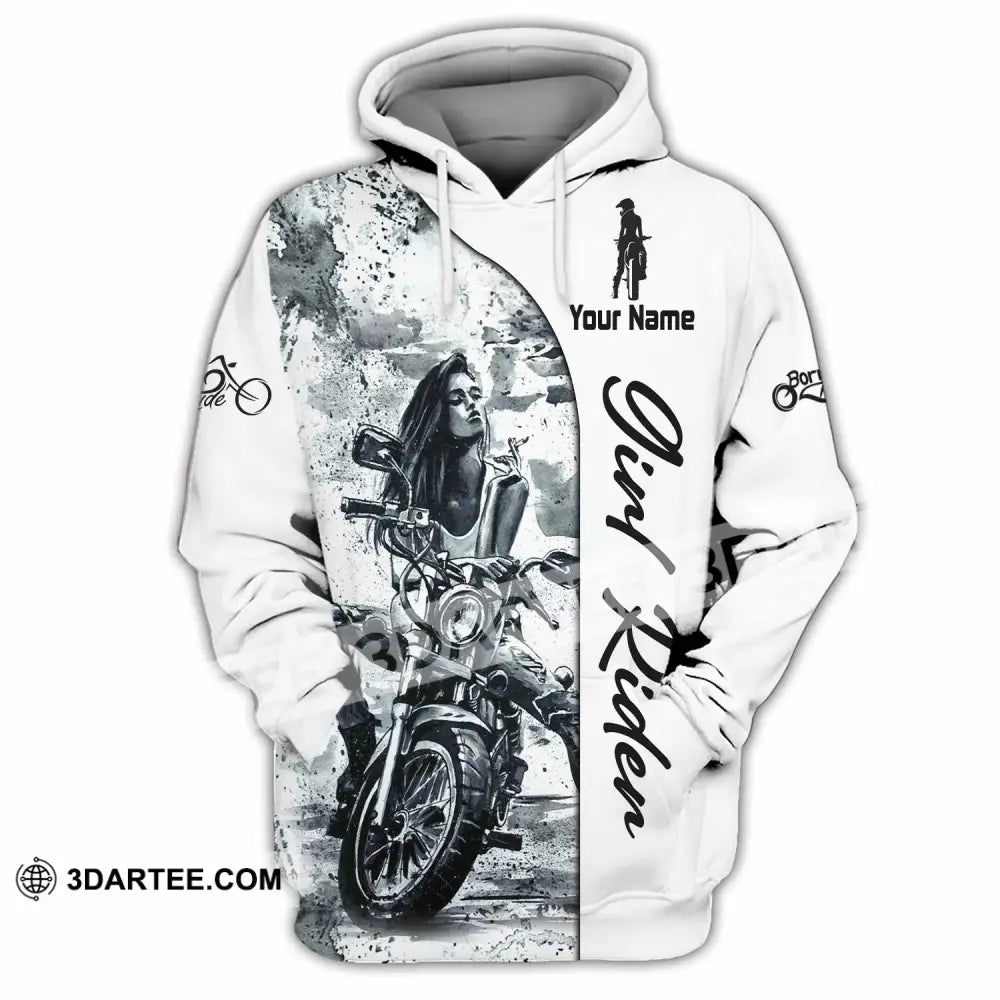 Women Shirt - Custom Girl Rider Shirt - Hoodie / S - T-shirt