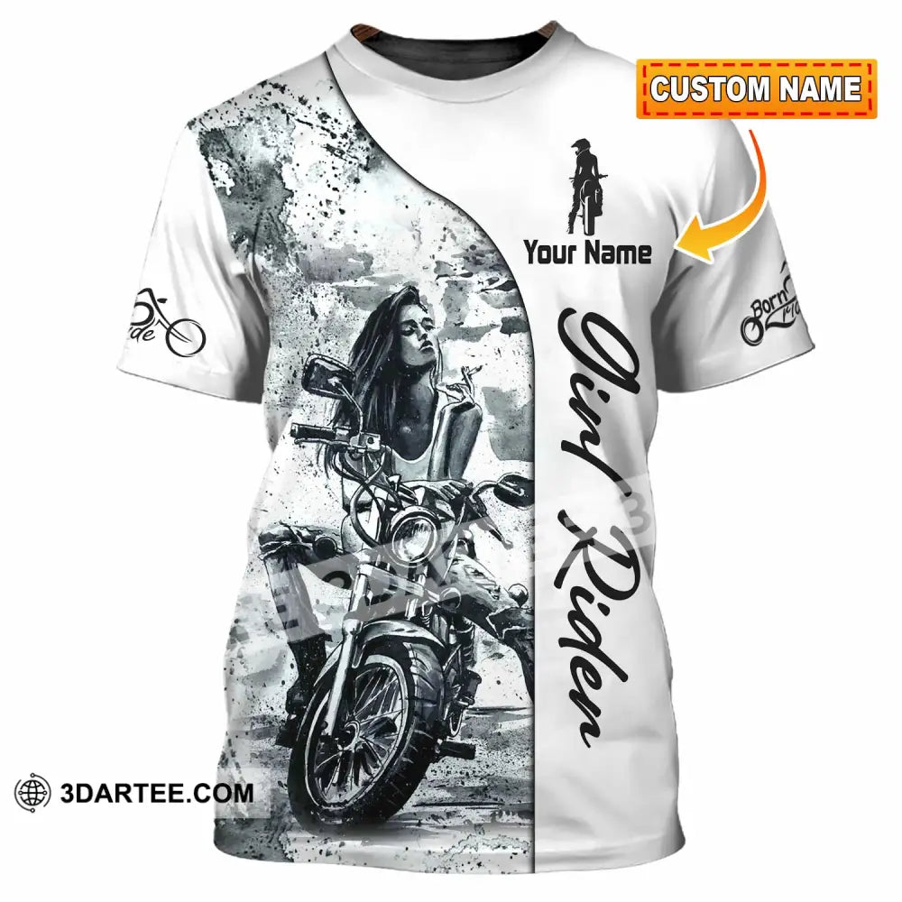Women Shirt - Custom Girl Rider Shirt - T-shirt