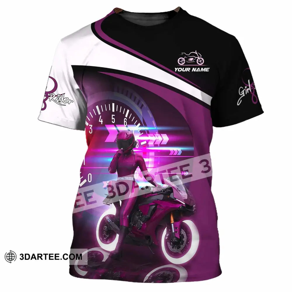 Women Shirt - Custom Girl Rider Shirt - T-Shirt / S - T-shirt