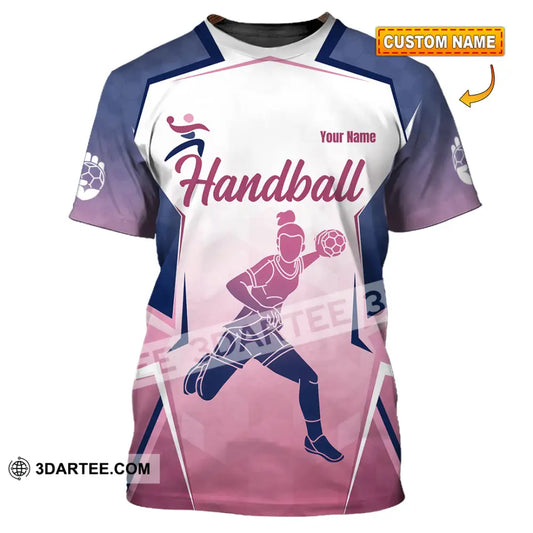 Women Shirt - Custom Handball 3D Shirt - T-shirt