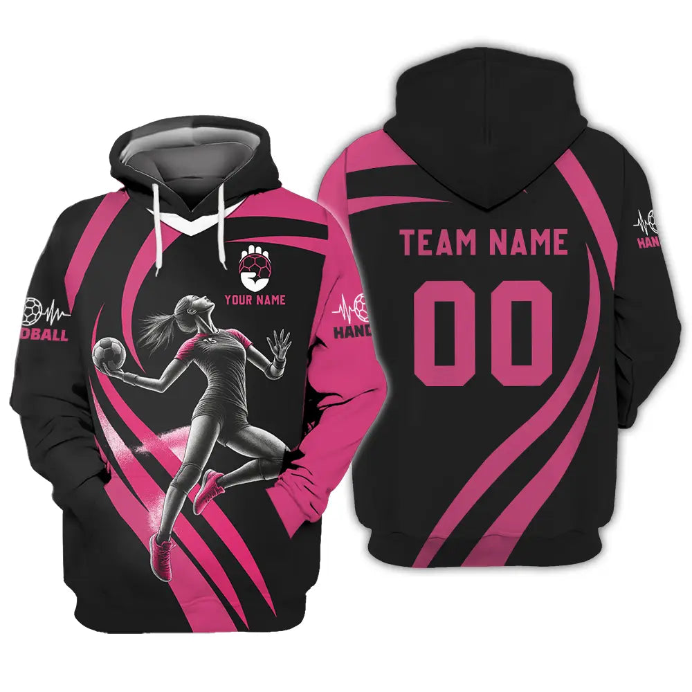 Women Shirt - Custom Handball Player Shirt Hoodie / S T-shirt
