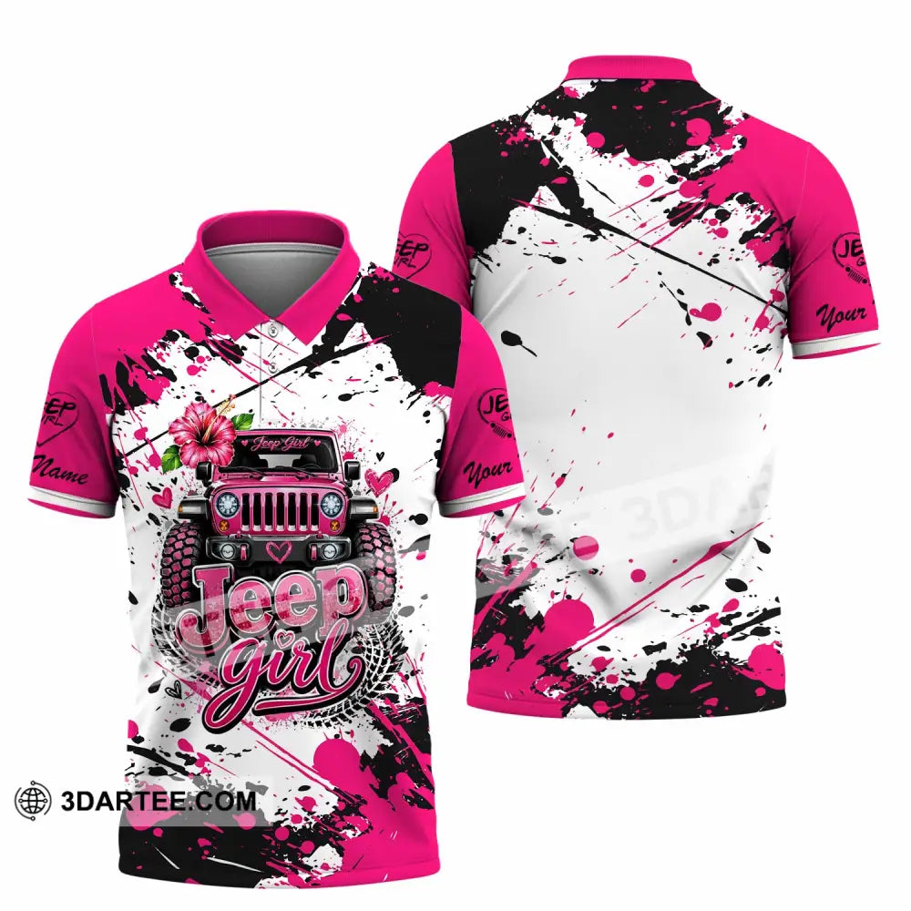 Women Shirt - Custom Jeep Girl Shirt - Polo Shirt / S - T-shirt