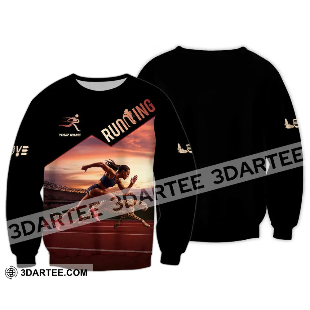 Women Shirt - Custom Love Running Player Shirt Long Sleeve / S T-shirt
