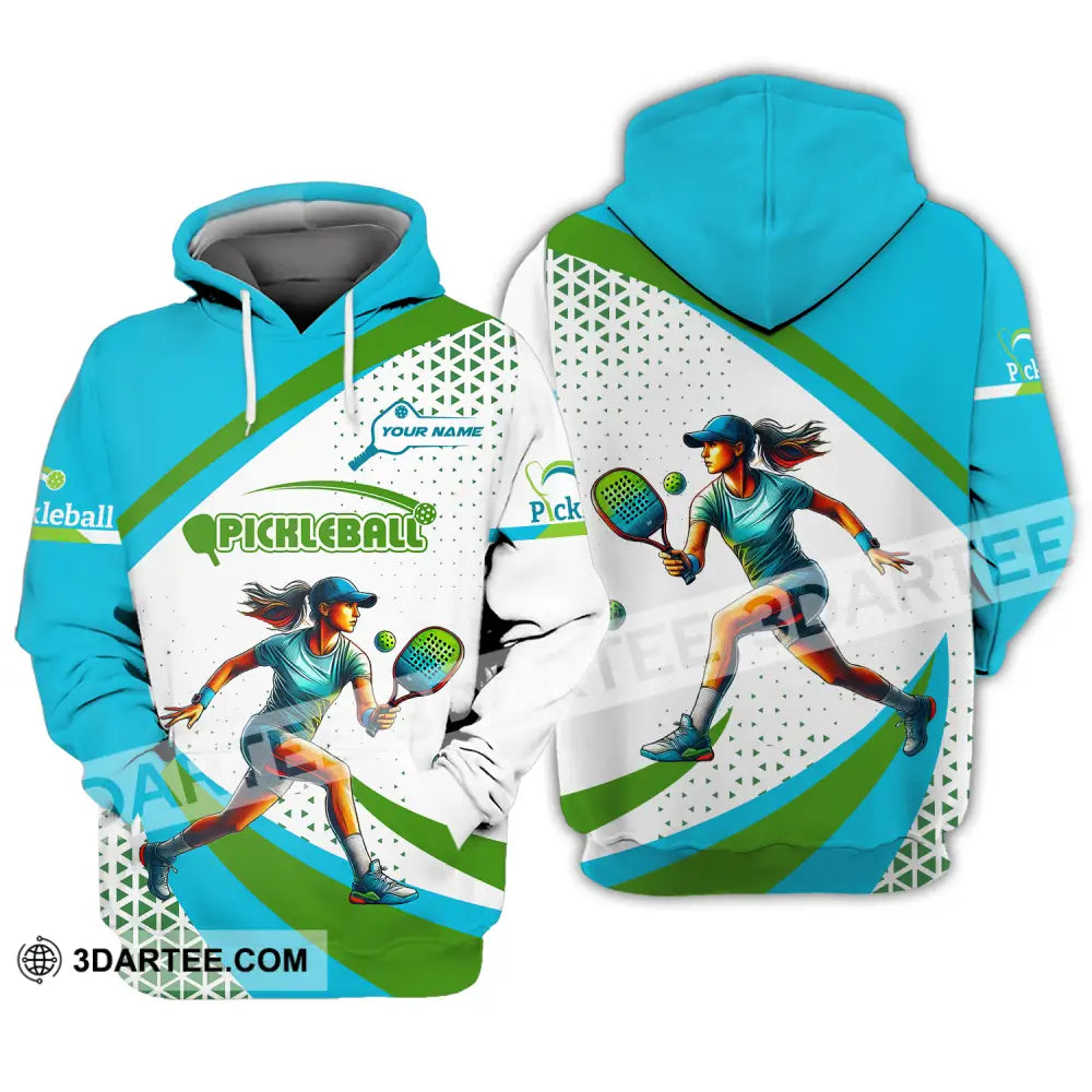 Women Shirt - Custom Name Sport Pickleball Classic Hoodie / S T-Shirt