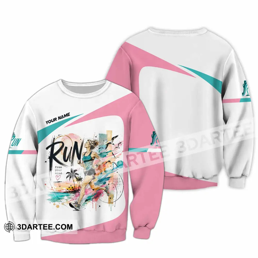 Women Shirt - Custom Running Shirt - Long Sleeve / S - T-shirt