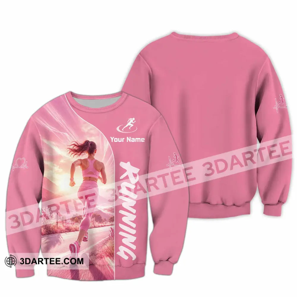 Women Shirt - Custom Running Shirt - Long Sleeve / S - T-shirt