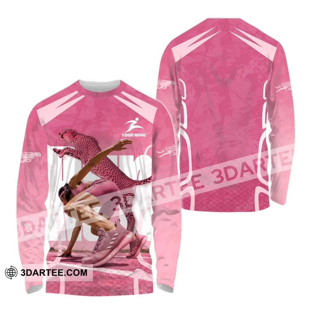 Women Shirt - Custom Running Shirt - Long Sleeve Shirt / S - T-shirt