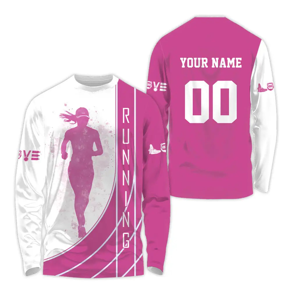 Women Shirt - Custom Running Lover Shirt Long Sleeve Shirt / S T-shirt