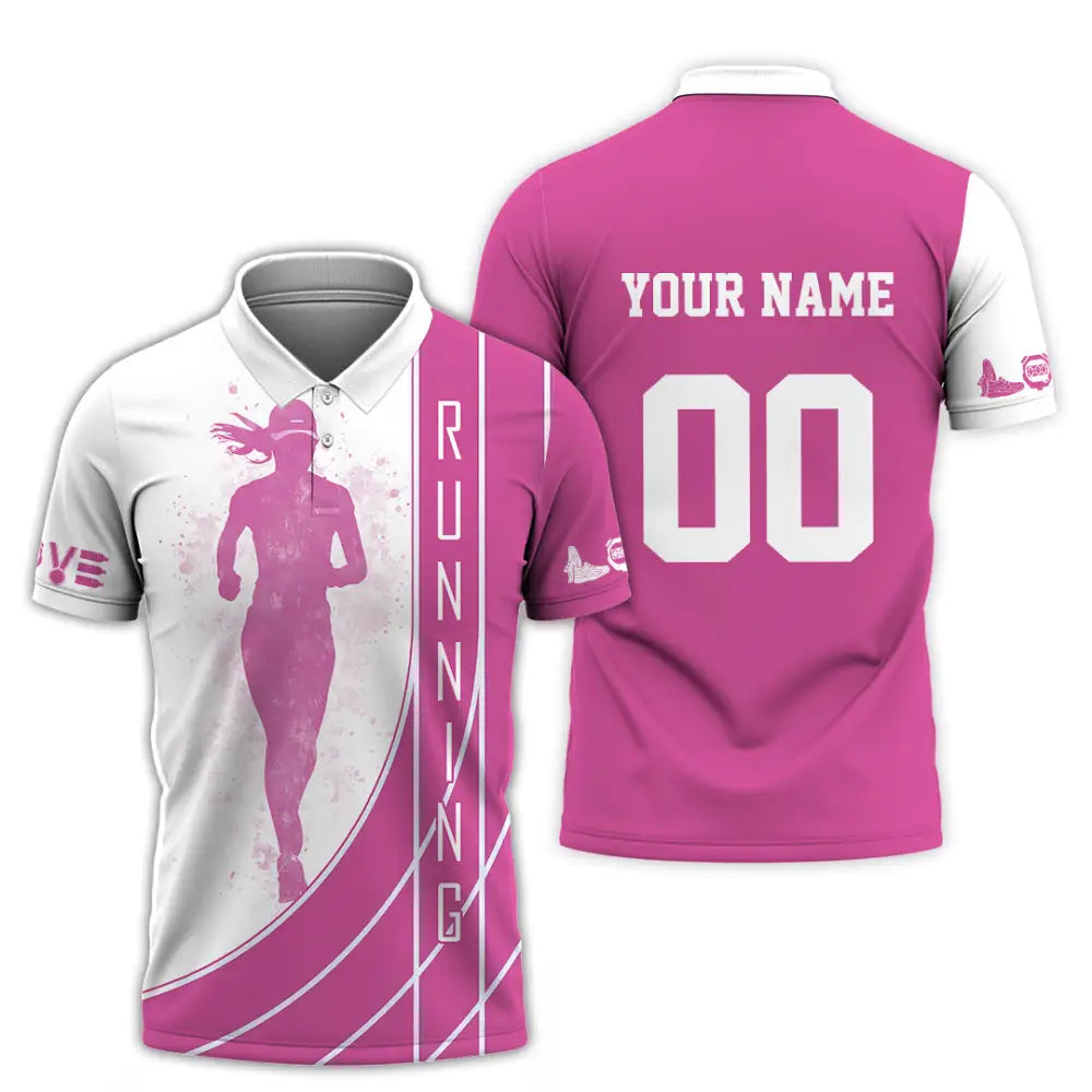 Women Shirt - Custom Running Lover Shirt Polo Shirt / S T-shirt