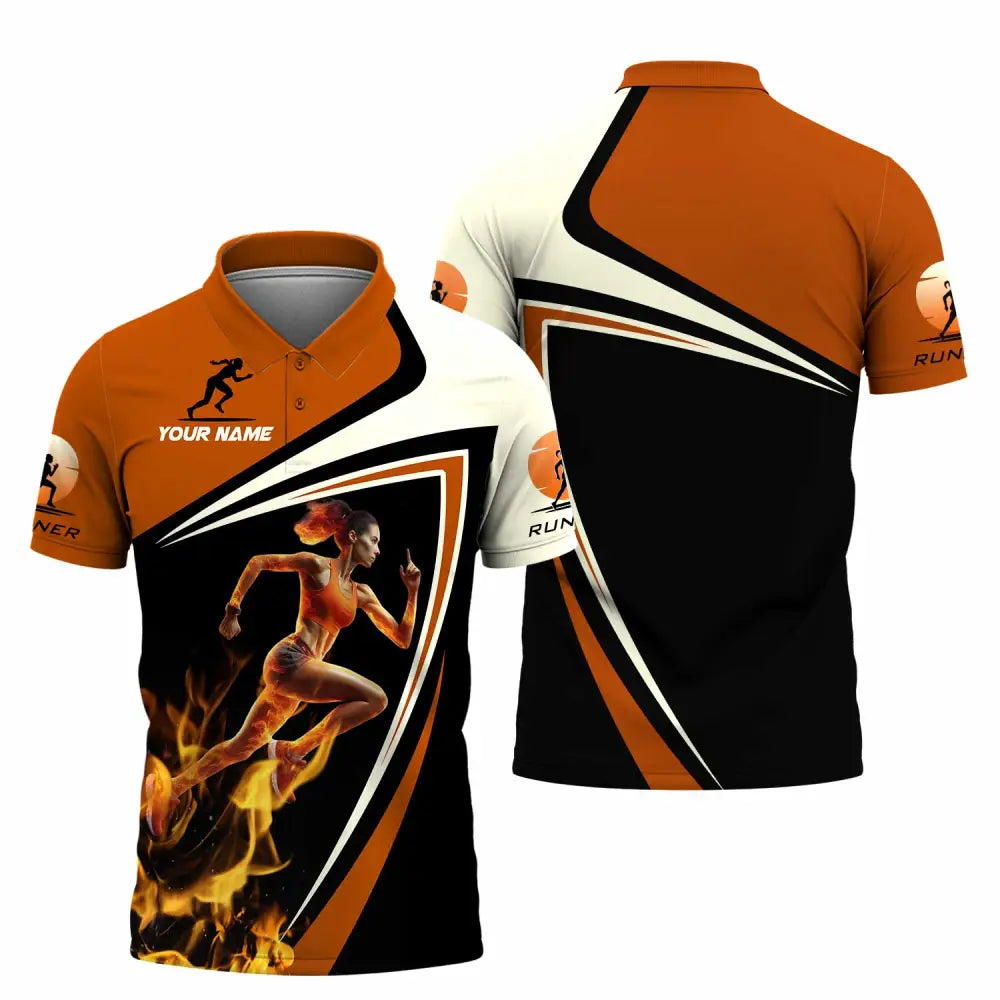 Women Shirt - Custom Running Women Runner Shirt Polo Shirt / S T-shirt