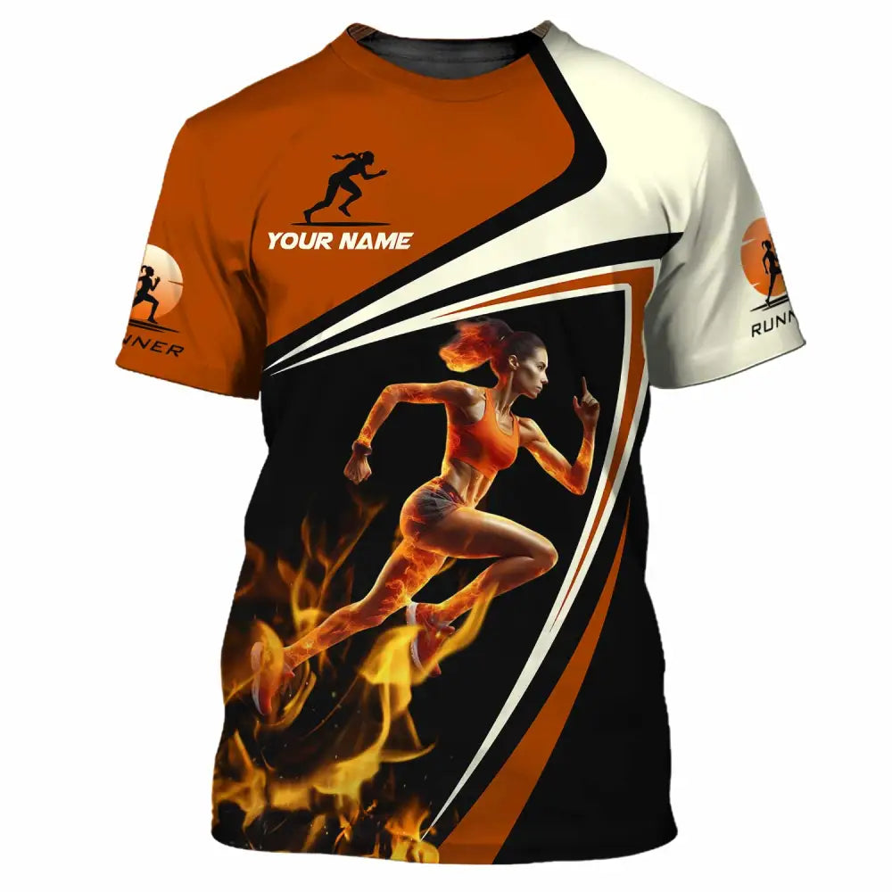 Women Shirt - Custom Running Women Runner Shirt T-Shirt / S T-shirt