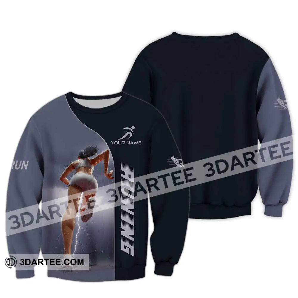 Women Shirt - Custom Running Sport Shirt Long Sleeve / S T-shirt