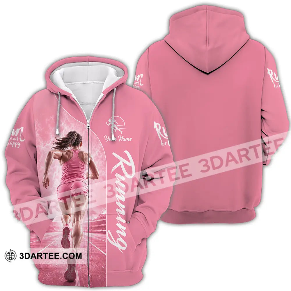 Women Shirt - Custom Running Shirt - Zipper Hoodie / S - T-shirt