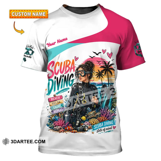 Women Shirt - Custom Scuba Diving Shirt - T-shirt