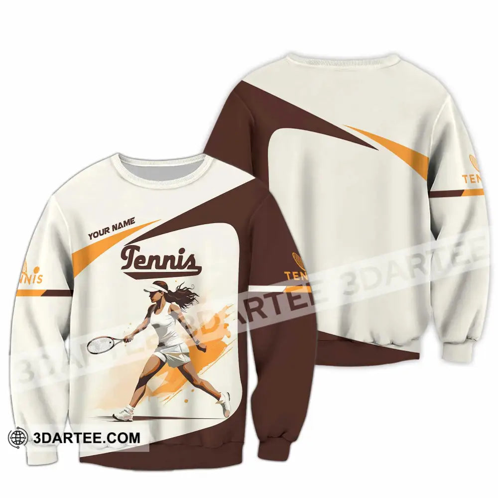 Women Shirt Custom Tennis Shirt Long Sleeve / S T shirt