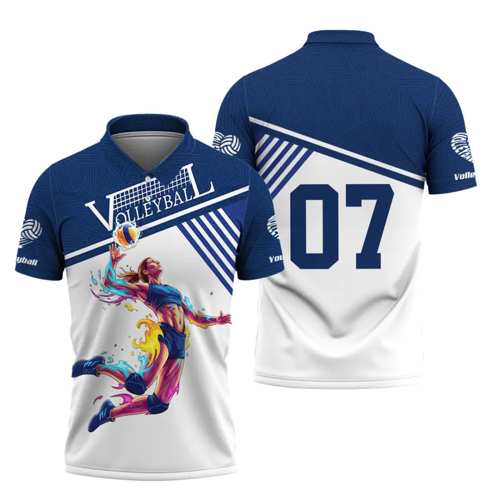 Women Shirt - Custom Volleyball Player Sport Shirt Polo Shirt / S T-shirt