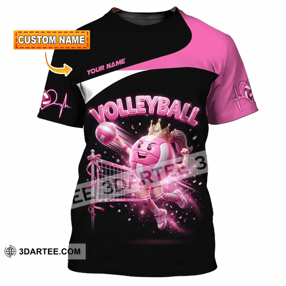 Women Shirt - Custom Volleyball Queen Shirt - T-shirt