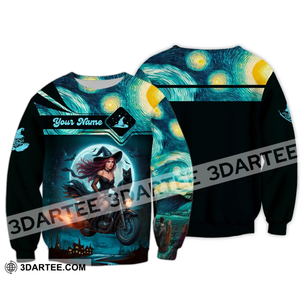 Women Shirt - Custom Witches Halloween Shirt Long Sleeve / S T-shirt