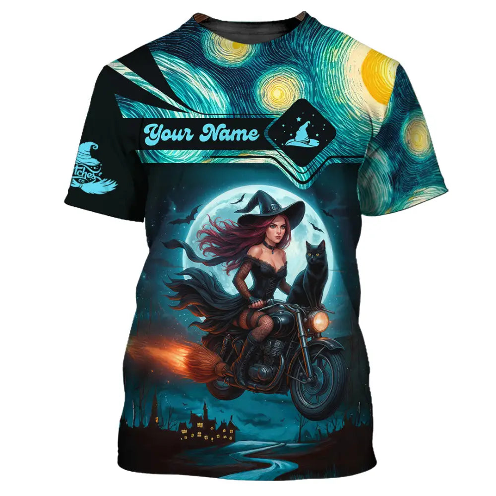 Women Shirt - Custom Witches Halloween Shirt T-Shirt / S T-shirt