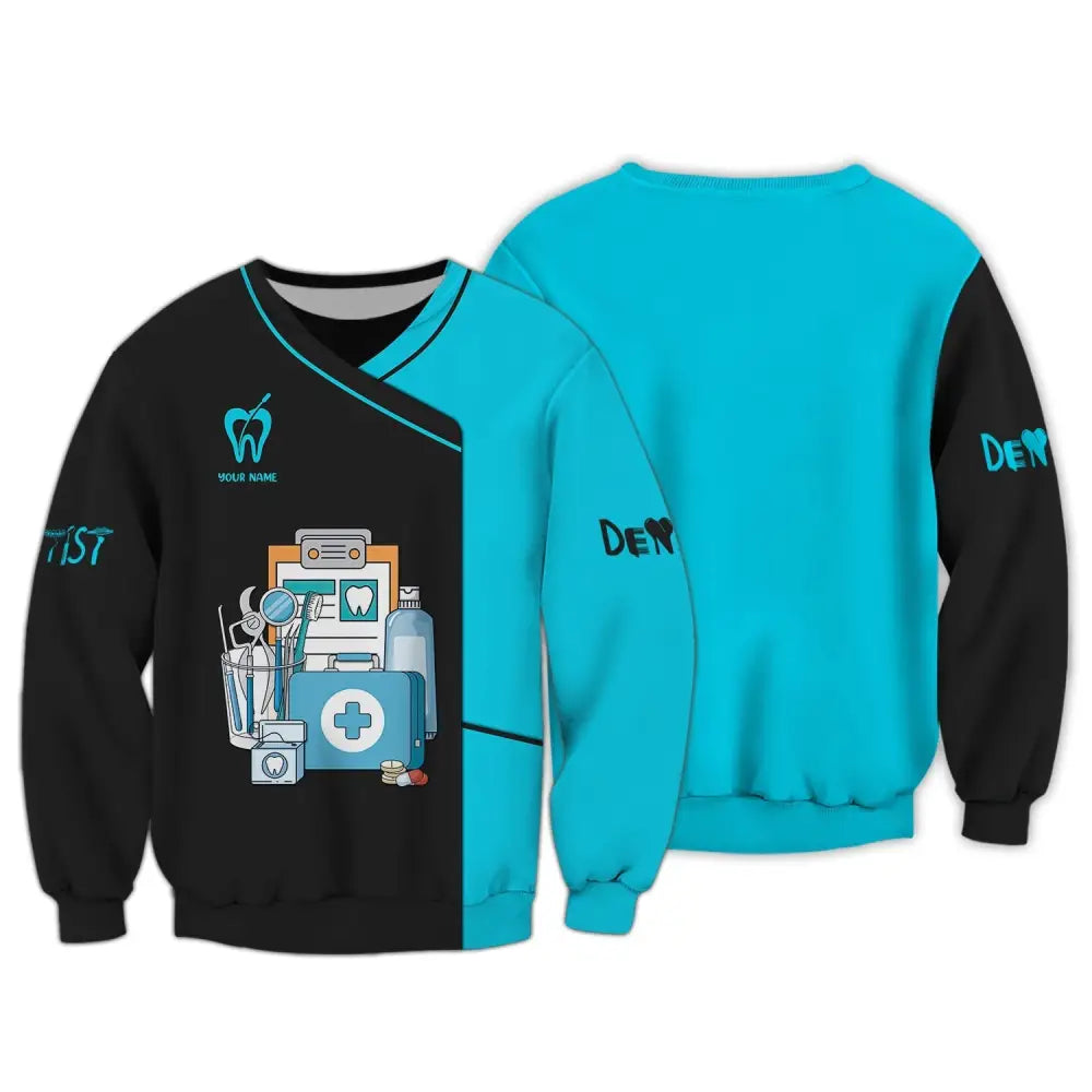 Women Shirt Dental Dentist Hoodie Sportwear Long Sleeve / S T-Shirt