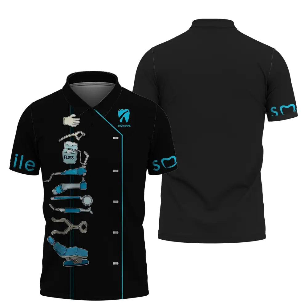 Women Shirt Dental Dentist Hoodie Sportwear Polo / S T-Shirt