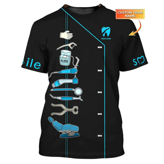 Women Shirt Dental Dentist Hoodie Sportwear T-Shirt / S