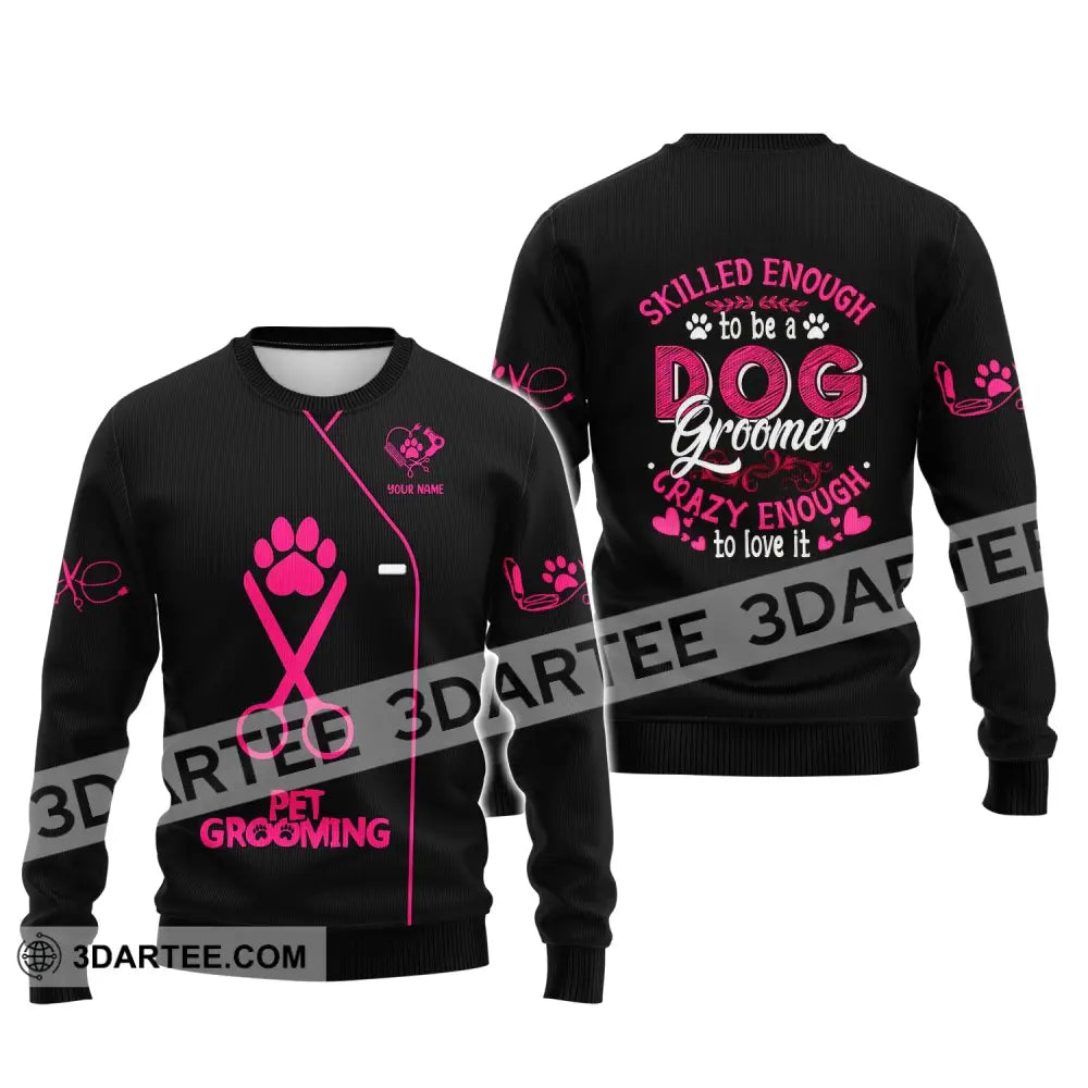 Women Shirt Groomer Life Hoodie Sportwear T-Shirt