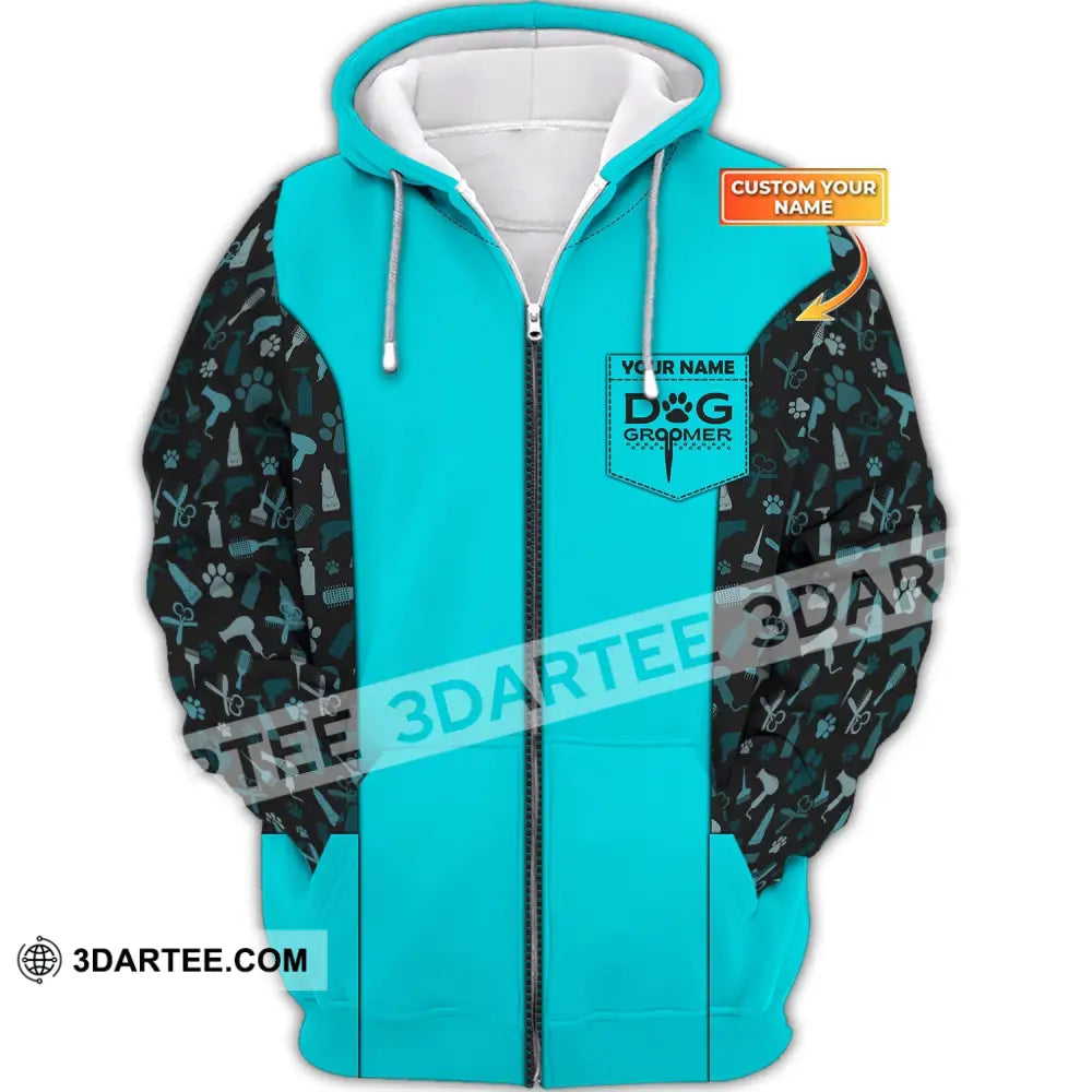 Women Shirt Groomer Life Sportwear Zipper Hoodie / S T-Shirt