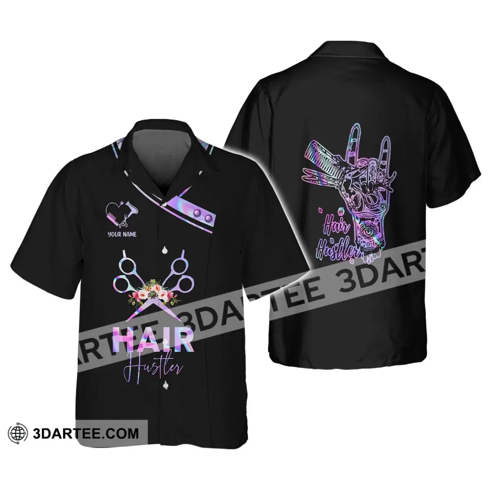 Women Shirt Hair Stylist Hairdresser Hoodie Sportwear T-Shirt