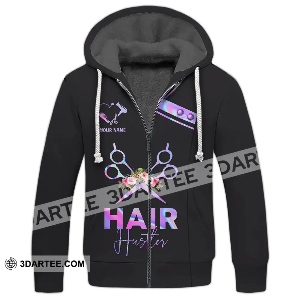 Women Shirt Hair Stylist Hairdresser Hoodie Sportwear T-Shirt