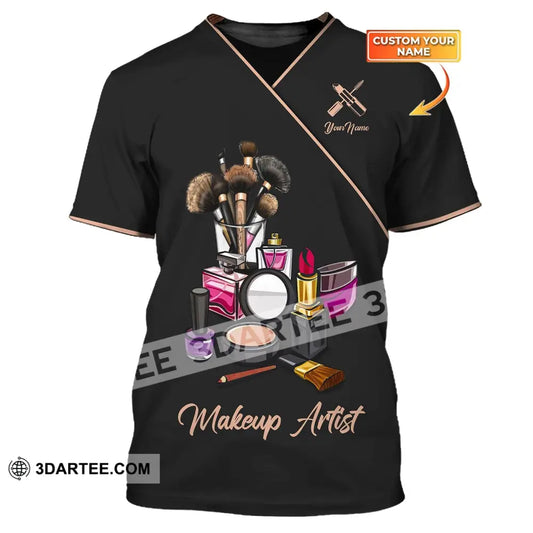 Women Shirt Makeup Artist Hoodie Sportwear T-Shirt / S