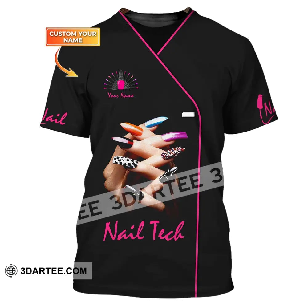 Women Shirt Nail Technician Tech Sportwear T-Shirt / S