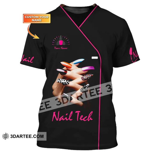 Women Shirt Nail Technician Tech Sportwear T-Shirt / S