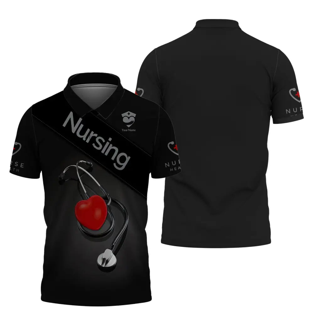 Women Shirt Nurse Life Nursing Hoodie Sportwear Polo / S T-Shirt
