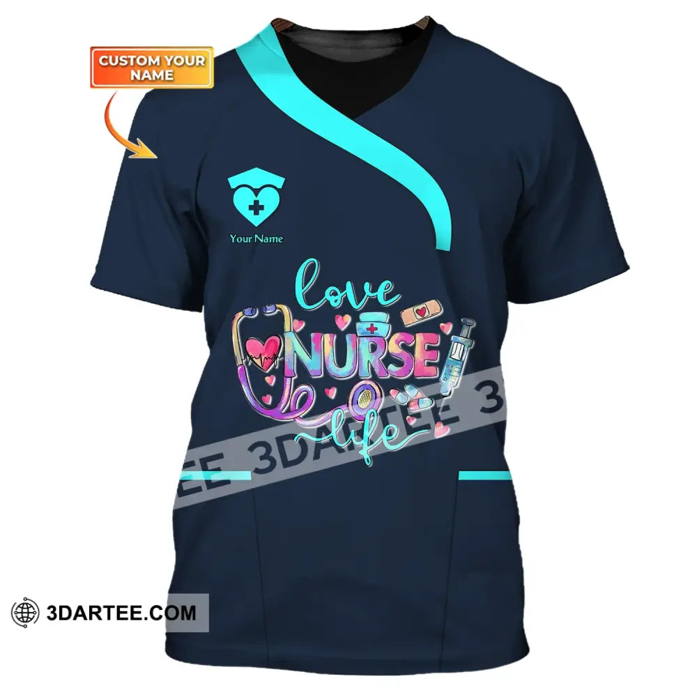 Women Shirt Nurse Life Nursing Hoodie Sportwear T-Shirt / S