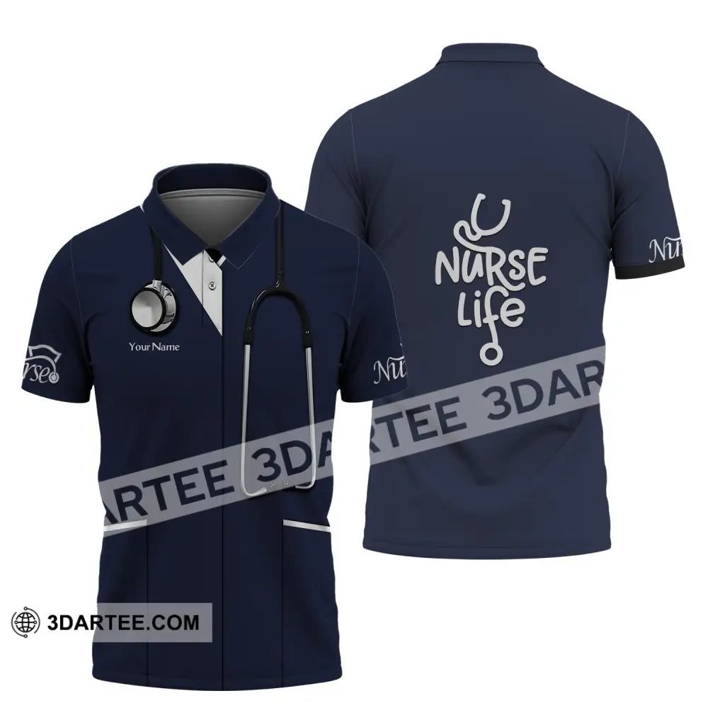 Women Shirt Nurse Life Nursing Shirts Sportwear Polo / S T-Shirt