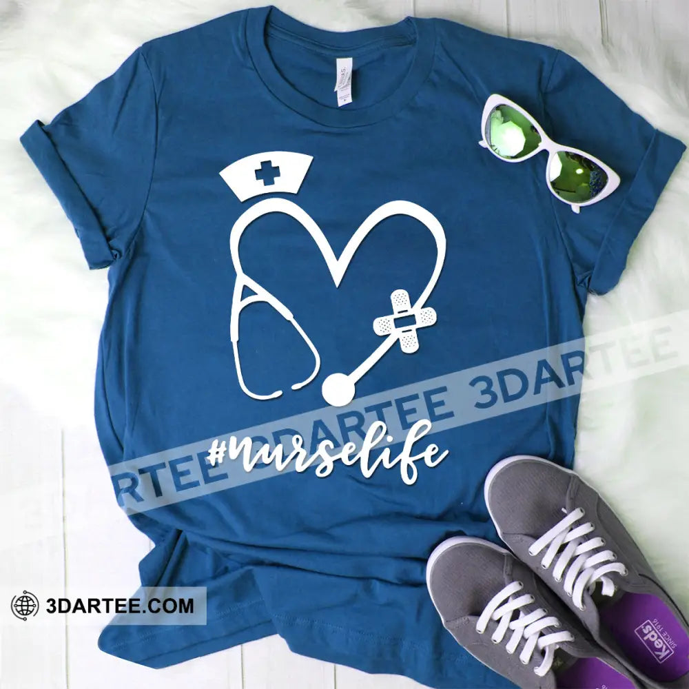 Women Shirt Nurse Life Nursing T-Shirt T-Shirt