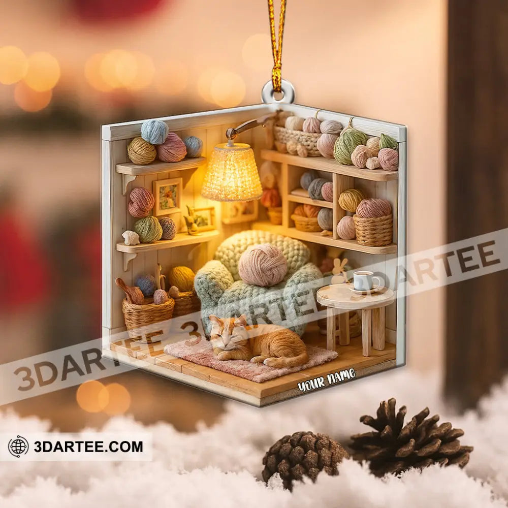 Wool Corner Home Decor Christmas Ornament Personalized Ornament Ornament