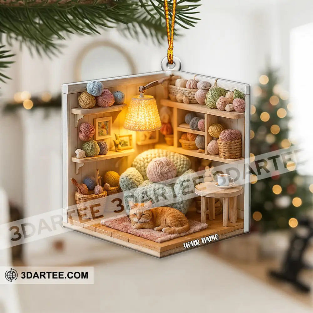 Wool Corner Home Decor Christmas Ornament Personalized Ornament Ornament