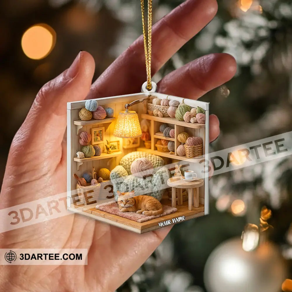 Wool Corner Home Decor Christmas Ornament Personalized Ornament Ornament
